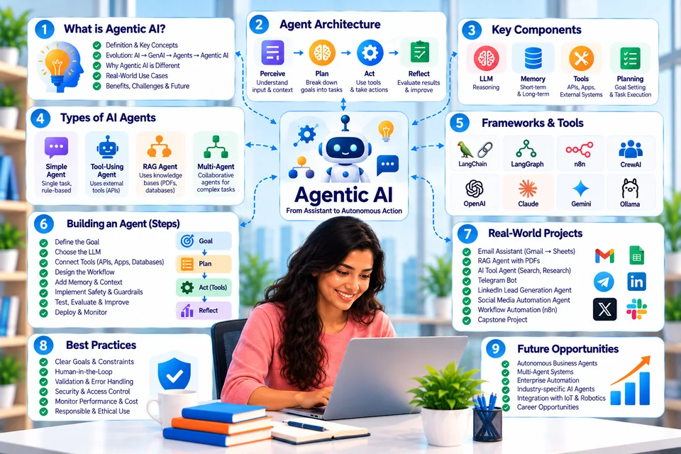 Agentic AI overview illustration